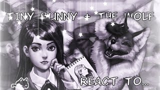 Смотреть видео персонажи фф the wolf реагируют на их оригинал. | tiny bunny | рей