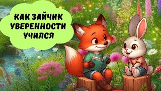 Смотреть видео Аудиосказка Как зайчик уверенности учился